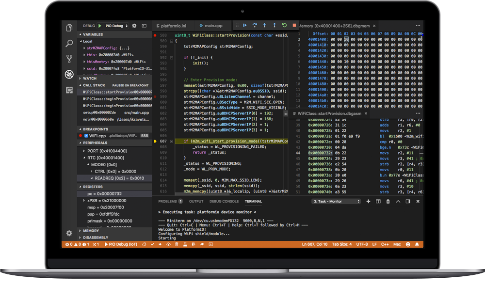 get development with c++ for mac visual studio